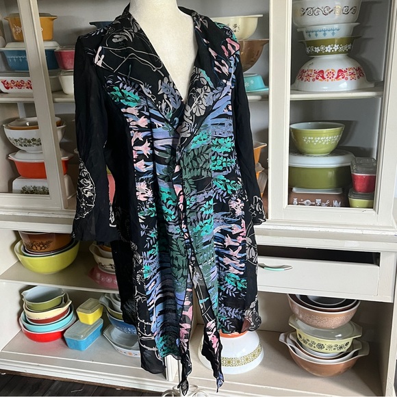 Citron | Tops | Citron Santa Monica 0 Silk Kimono Plus Size 1x